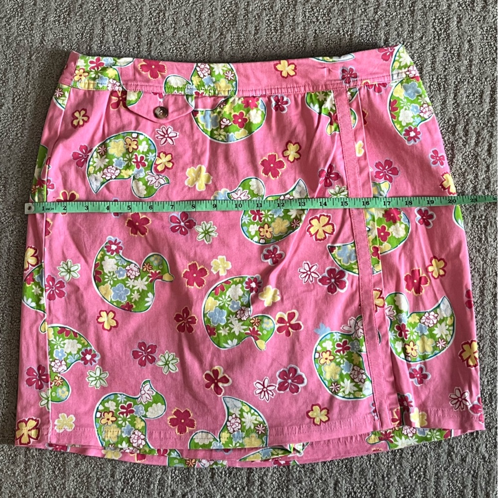 Vintage Duck Head Skort Pink & Green Duck Floral Print
Size 12 Petite